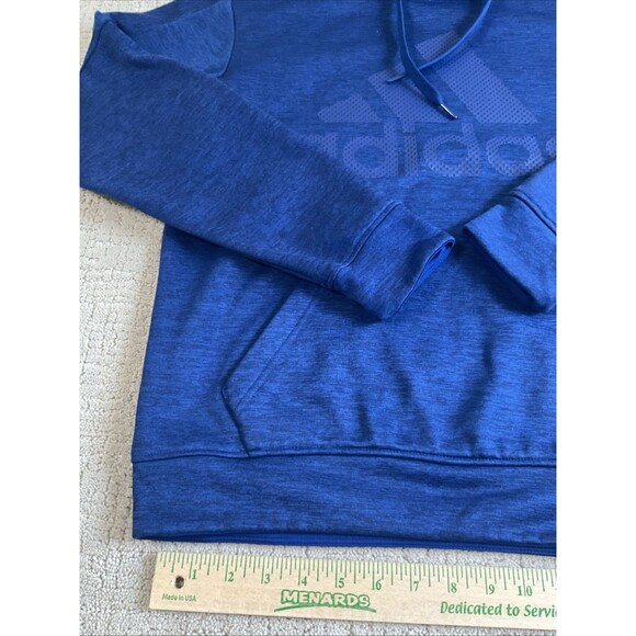 Adidas Men's Blue Pullover Logo Hoodie Size Small.EUC - Picture 5 of 11